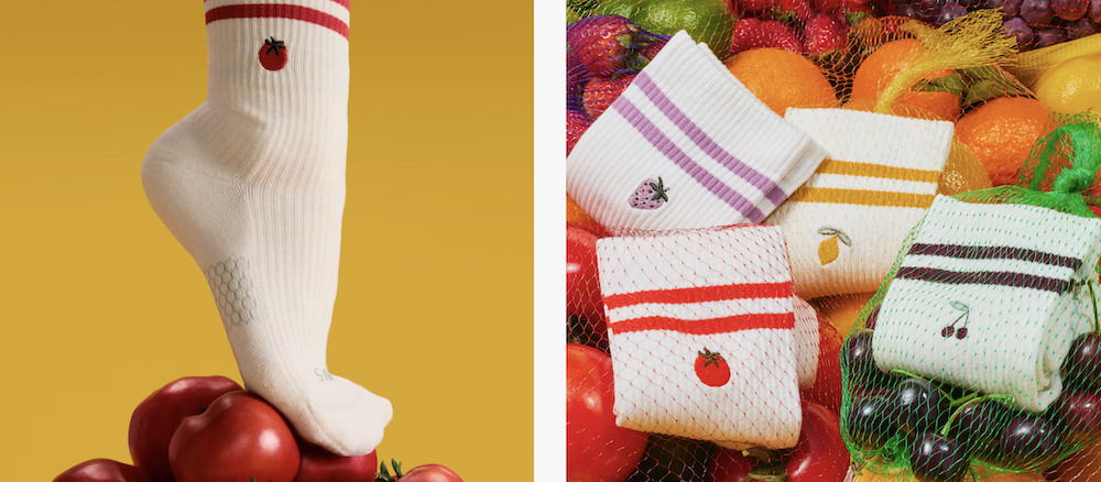  Bombas Women’s Farmers’ Market Modern Rib Half Calf Sock 4-Pack.